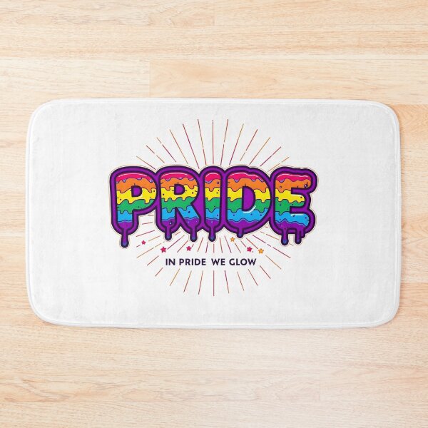 Item preview, Pride Month Rainbow Drip Art – Bold LGBTQ Color Splash Typography designed and sold by Pride_Prints.