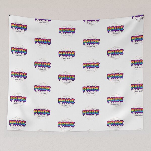 Item preview, Pride Month Rainbow Drip Art – Bold LGBTQ Color Splash Typography designed and sold by Pride_Prints.
