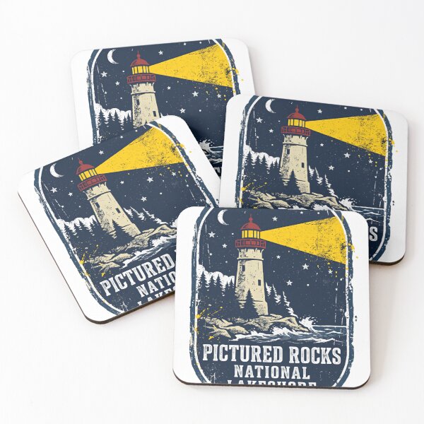 Item preview, Pictured Rocks National Lakeshore Michigan Travel Souvenir Lighthouse designed and sold by Simsimah26Parks.