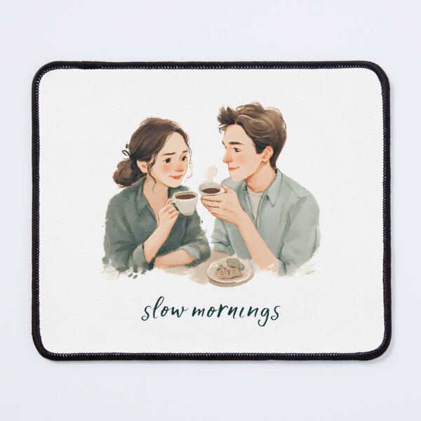 Item preview, Soft Love Aesthetic Couple Illustration designed and sold by JaiSoftStudio.