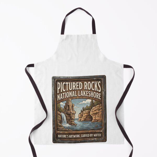 Item preview, Pictured Rocks National Lakeshore Nature's Artwork, Carved By Water Michigan Travel Outdoor Adventure designed and sold by Simsimah26Parks.