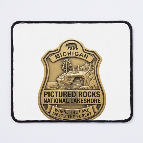Item preview, Michigan Pictured Rocks National Lakeshore Where The Lake Meets The Forest Travel Souvenir designed and sold by Simsimah26Parks.