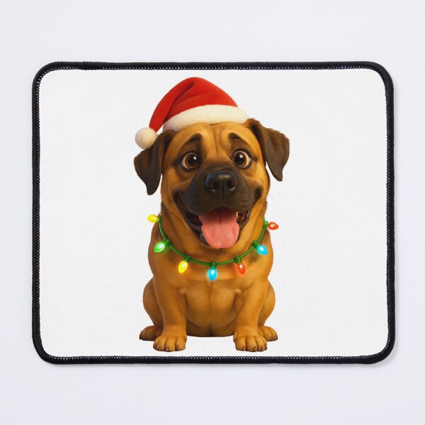 Item preview, Christmas Mastiff Mix Dog designed and sold by Sillytoe.