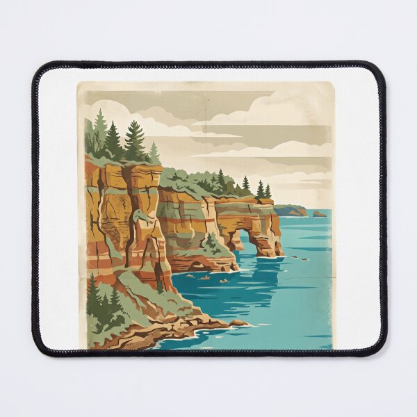 Item preview, Pictured Rocks National Lakeshore Michigan Lake Superior National Park Service Travel Gift designed and sold by Simsimah26Parks.
