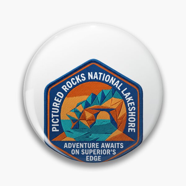 Item preview, Pictured Rocks National Lakeshore Adventure Awaits On Superior's Edge Michigan Travel Hiking Souvenir designed and sold by Simsimah26Parks.