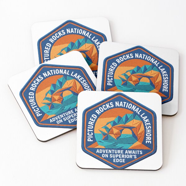 Item preview, Pictured Rocks National Lakeshore Adventure Awaits On Superior's Edge Michigan Travel Hiking Souvenir designed and sold by Simsimah26Parks.