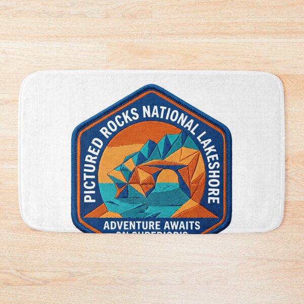 Item preview, Pictured Rocks National Lakeshore Adventure Awaits On Superior's Edge Michigan Travel Hiking Souvenir designed and sold by Simsimah26Parks.