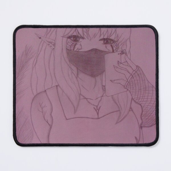 Item preview, “Shadow Fox” – Mysterious Anime Fox Girl Illustration designed and sold by kerissfantasyart .