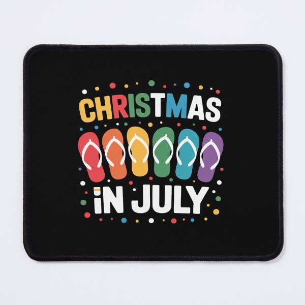 Item preview, Christmas in July Colorful Xmas Flip Flops Men Women Kids designed and sold by fferomananul.