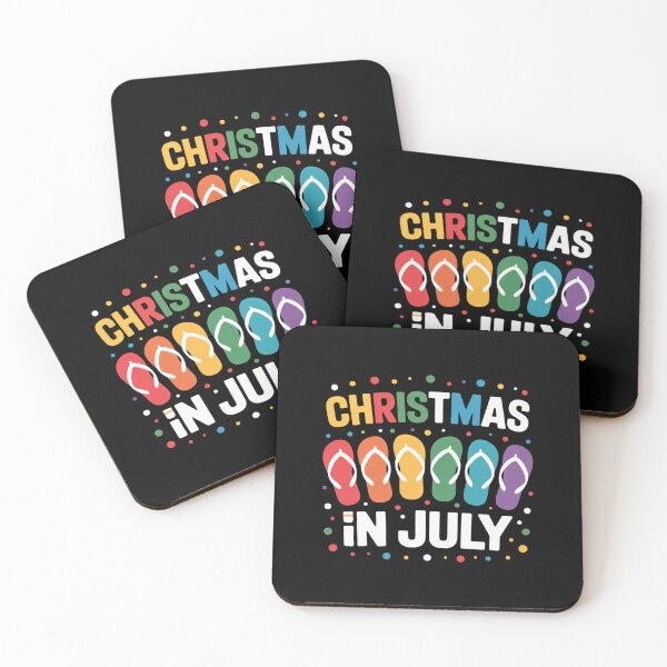Item preview, Christmas in July Colorful Xmas Flip Flops Men Women Kids designed and sold by fferomananul.