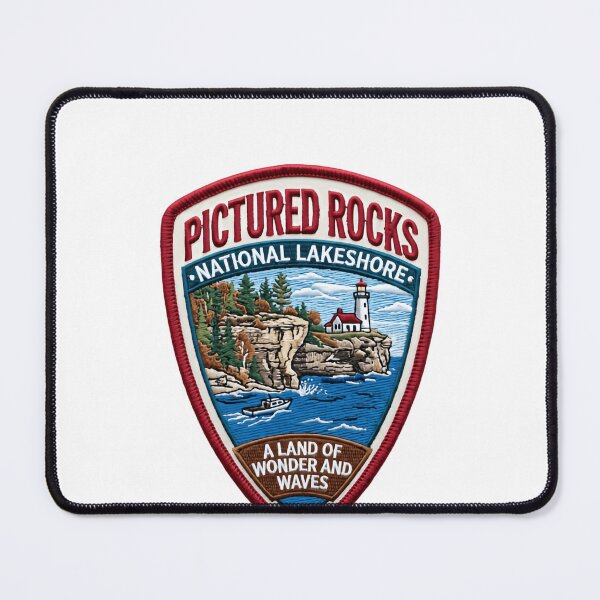 Item preview, Pictured Rocks National Lakeshore A Land Of Wonder And Waves Michigan Travel Memento designed and sold by Simsimah26Parks.