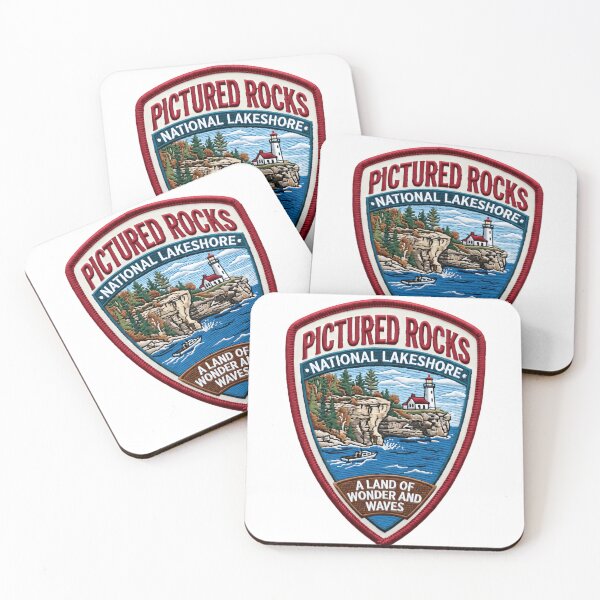 Item preview, Pictured Rocks National Lakeshore A Land Of Wonder And Waves Michigan Travel Memento designed and sold by Simsimah26Parks.