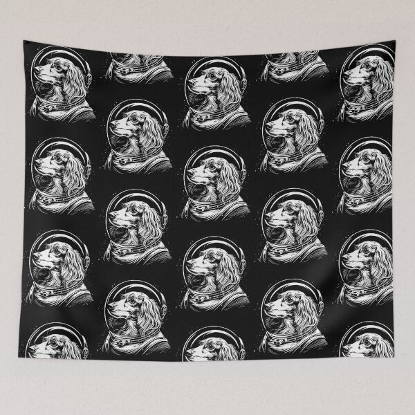 Item preview, Funny Long Haired Dachshund Astronaut Spacesuit Mom Dad Kids designed and sold by rafaeltto.