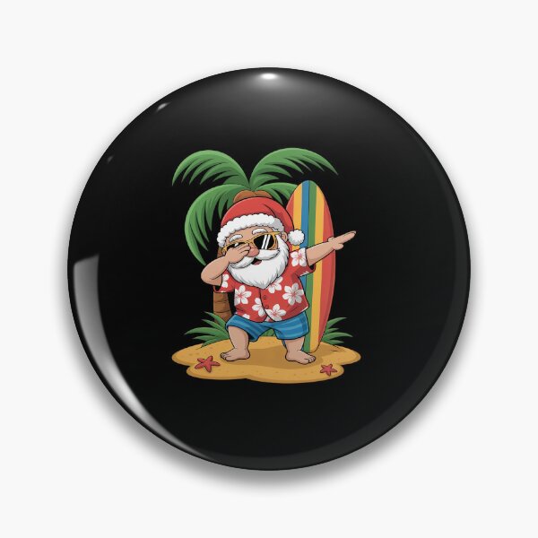 Item preview, Christmas In July Funny Dabbing Santa Beach Hawaiian Summer designed and sold by fferomananul.