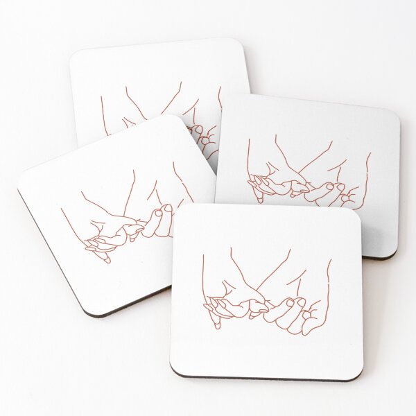 Item preview, hands bound, minimalist artistic drawing designed and sold by YallaCreative13.