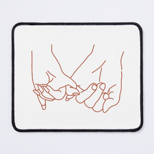 Item preview, hands bound, minimalist artistic drawing designed and sold by YallaCreative13.