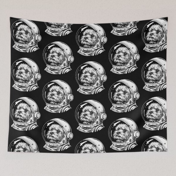 Item preview, Funny Lhasa Apso Astronaut Spacesuit Mom Dad Kids designed and sold by rafaeltto.
