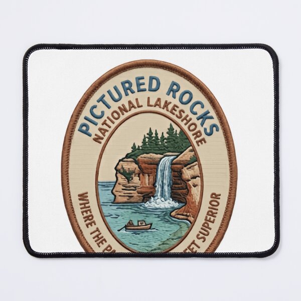 Item preview, Pictured Rocks National Lakeshore Where The Painted Cliffs Meet Superior Michigan Travel Adventure designed and sold by Simsimah26Parks.