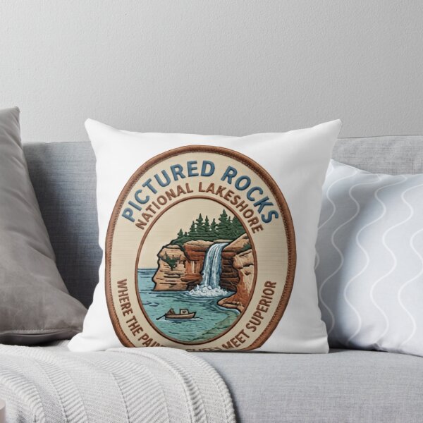 Item preview, Pictured Rocks National Lakeshore Where The Painted Cliffs Meet Superior Michigan Travel Adventure designed and sold by Simsimah26Parks.