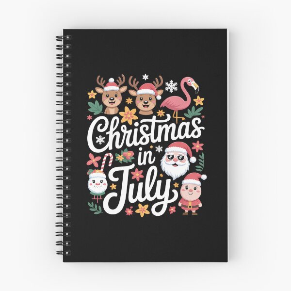 Item preview, Christmas in July Funny Santa Reindeer Flamingos Summer designed and sold by fferomananul.
