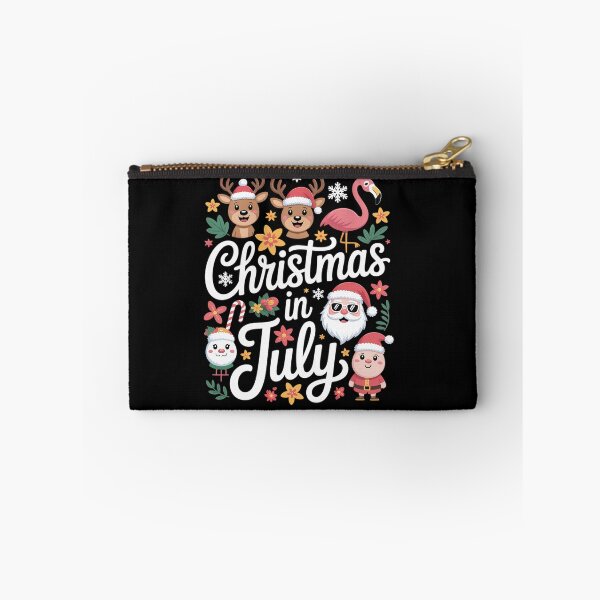 Item preview, Christmas in July Funny Santa Reindeer Flamingos Summer designed and sold by fferomananul.