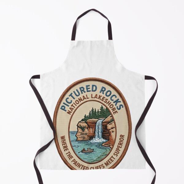 Item preview, Pictured Rocks National Lakeshore Where The Painted Cliffs Meet Superior Michigan Travel Adventure designed and sold by Simsimah26Parks.