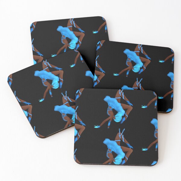 Item preview, Glow Spirit Dancer – Abstract Blue Energy Woman designed and sold by kerissfantasyart .