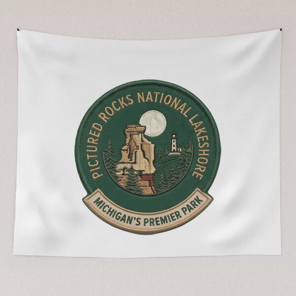 Item preview, Pictured Rocks National Lakeshore Michigan's Premier Park National Park Travel Souvenir designed and sold by Simsimah26Parks.