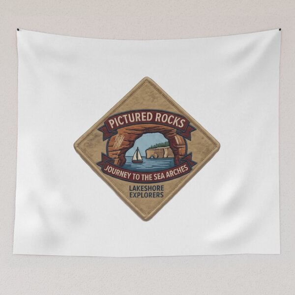 Item preview, Pictured Rocks Journey To The Sea Arches Lakeshore Explorers Michigan National Lakeshore Travel designed and sold by Simsimah26Parks.