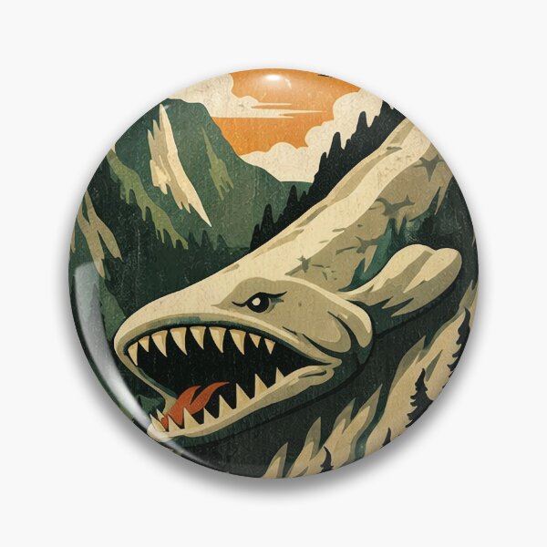 Artikelvorschau, Slide-Rock Bolter Colorado Art Deco Kryptid entworfen und verkauft von Folk Bestiary.