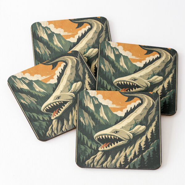 Artikelvorschau, Slide-Rock Bolter Colorado Art Deco Kryptid entworfen und verkauft von Folk Bestiary.