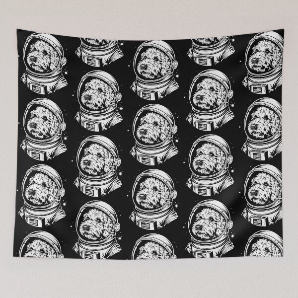 Item preview, Funny Labradoodle Astronaut Spacesuit Mom Dad Kids designed and sold by rafaeltto.