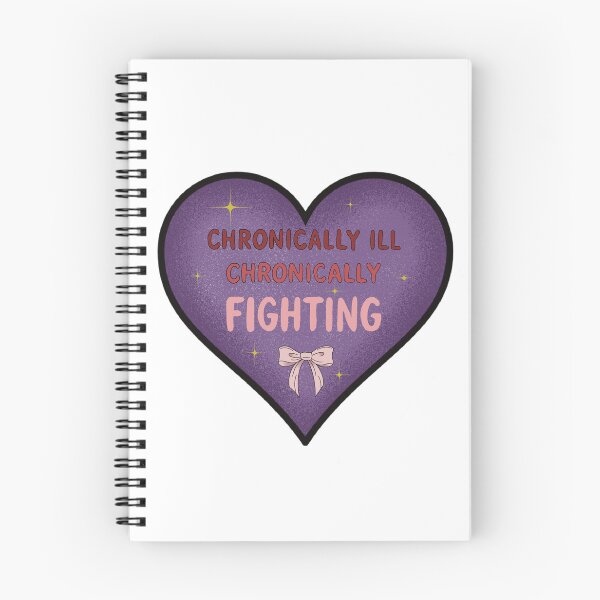 Item preview, Chronically Ill Fighter Spoonie Motivation Heart designed and sold by Chronically creative.
