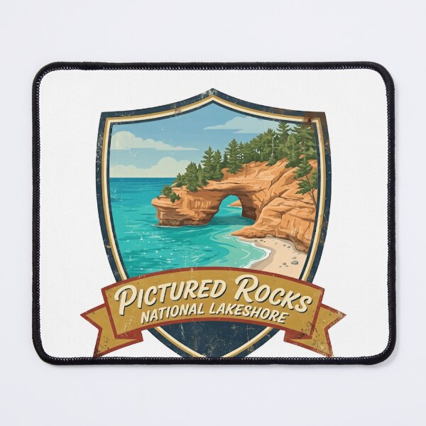 Item preview, Pictured Rocks National Lakeshore Michigan Travel Souvenir designed and sold by Simsimah26Parks.