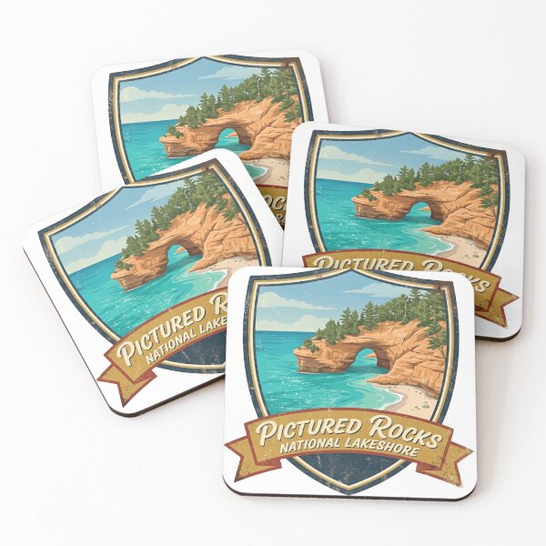 Item preview, Pictured Rocks National Lakeshore Michigan Travel Souvenir designed and sold by Simsimah26Parks.