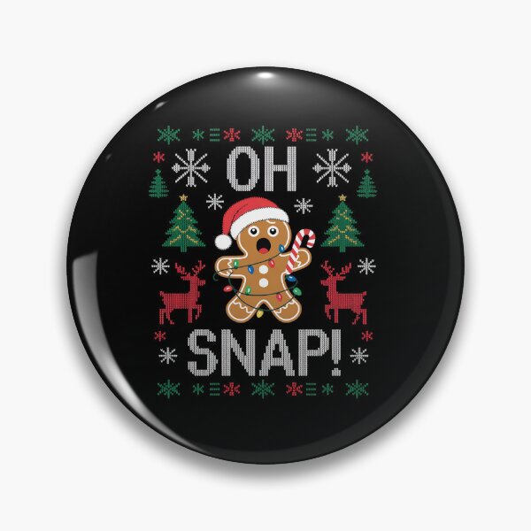 Item preview, Gingerbread Golf Christmas Cookie Oh Snap Santa Ugly Sweater designed and sold by fferomananul.