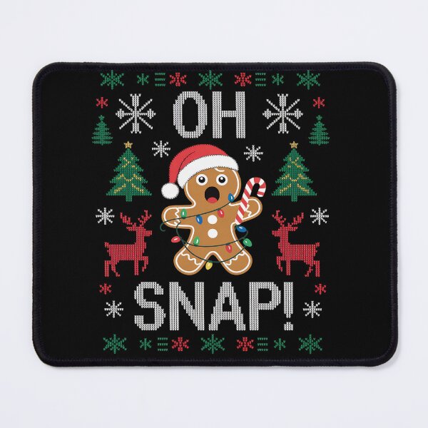 Item preview, Gingerbread Golf Christmas Cookie Oh Snap Santa Ugly Sweater designed and sold by fferomananul.