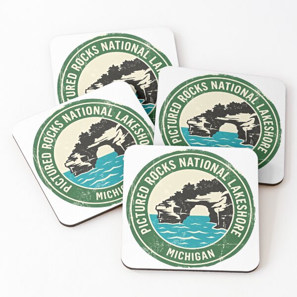 Item preview, Pictured Rocks National Lakeshore Michigan Travel Souvenir designed and sold by Simsimah26Parks.