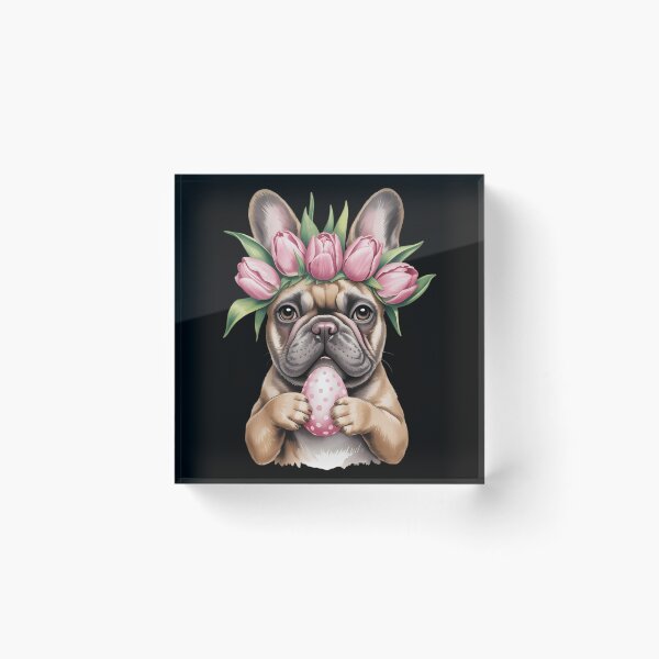 Item preview, Bunny French Bulldog Dog Happy Easter Day Lover Egg Hunt designed and sold by TrinaEspinoza.