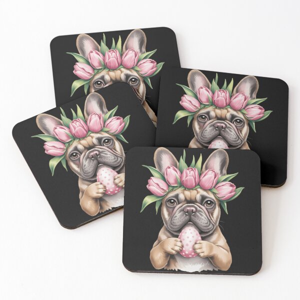 Item preview, Bunny French Bulldog Dog Happy Easter Day Lover Egg Hunt designed and sold by TrinaEspinoza.