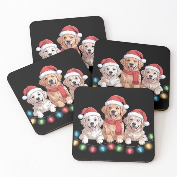 Item preview, Golden Retriever Dog Christmas Lights Cute Matching Family designed and sold by fferomananul.