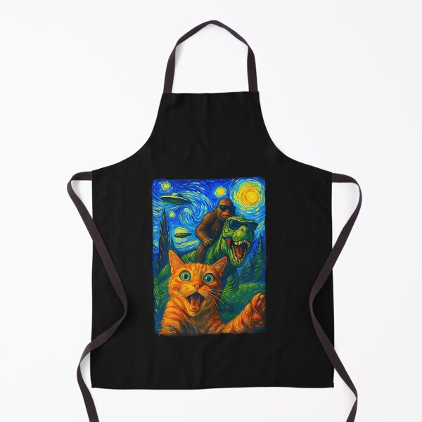 Item preview, Cat T-Rex Bigfoot UFO Selfie designed and sold by FrankIsabel.