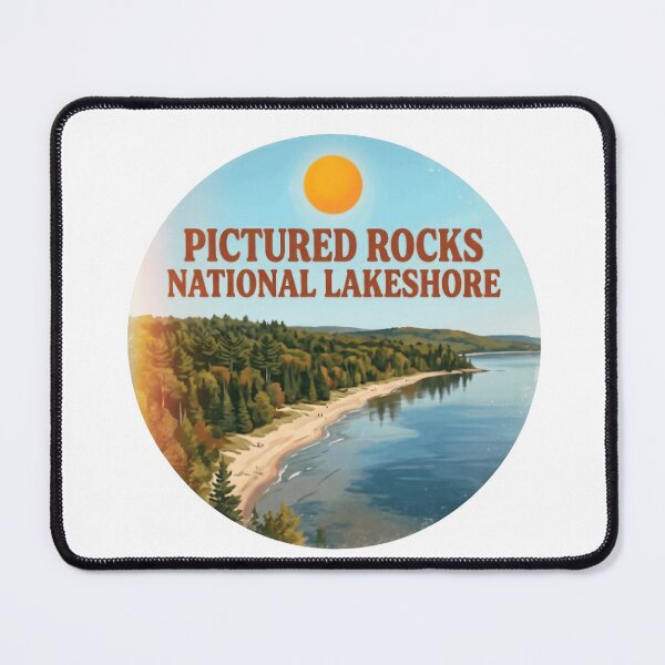 Item preview, Pictured Rocks National Lakeshore Michigan Travel Outdoors Souvenir designed and sold by Simsimah26Parks.