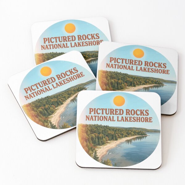 Item preview, Pictured Rocks National Lakeshore Michigan Travel Outdoors Souvenir designed and sold by Simsimah26Parks.