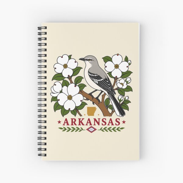 Item preview, Arkansas Dogwood & Mockingbird Emblem designed and sold by The-Drip-Studio.