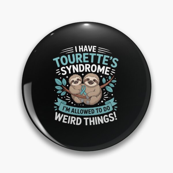 Item preview, Sloth Have Tourette's Syndrome Teal Ribbon Disability designed and sold by fferomananul.