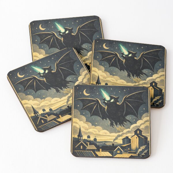 Item preview, Van Meter Visitor Iowa Art Deco Cryptid designed and sold by Folk Bestiary.