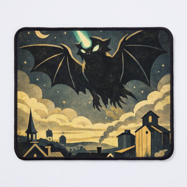 Item preview, Van Meter Visitor Iowa Art Deco Cryptid designed and sold by Folk Bestiary.