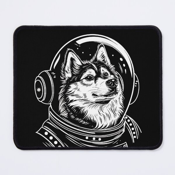 Item preview, Funny Husky Astronaut Spacesuit Mom Dad Kids designed and sold by rafaeltto.