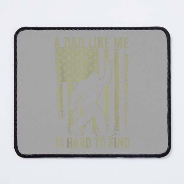Item preview, Funny Sasquatch A Dad Like Me is Hard to Find Flag Bigfoot designed and sold by ArleneRowe.